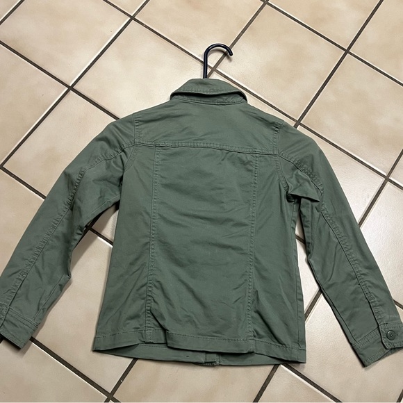 Girls Cat & Jack Army Military Khaki Jacket - Picture 3 of 4